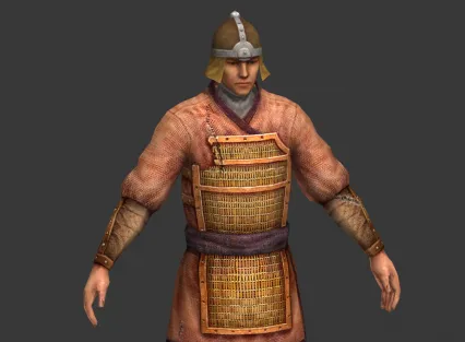 古代男士兵3D模型
