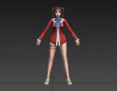 cs online角色之安娜3d模型下载！
