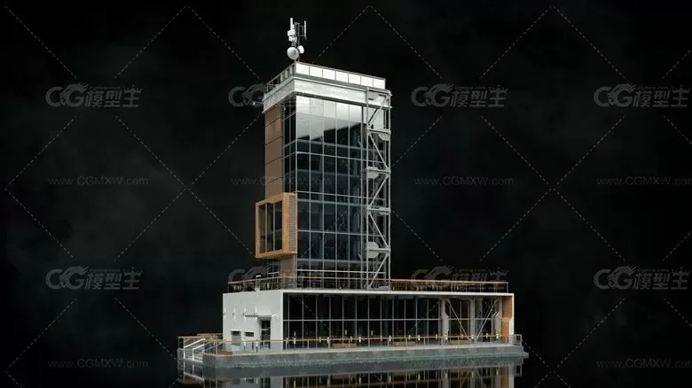 建筑楼房办公楼写字楼高楼大厦3D模型-14
