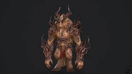 恶魔羊角怪3D模型