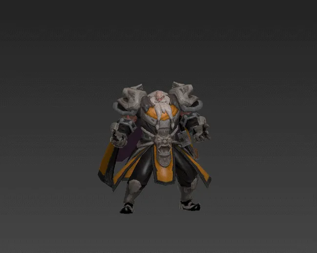 雷公3D游戏角色模型