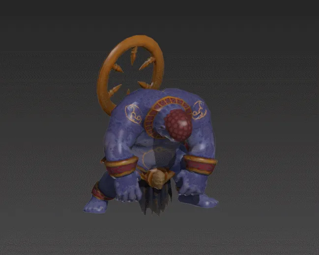 门神 巨灵 3d游戏模型-1