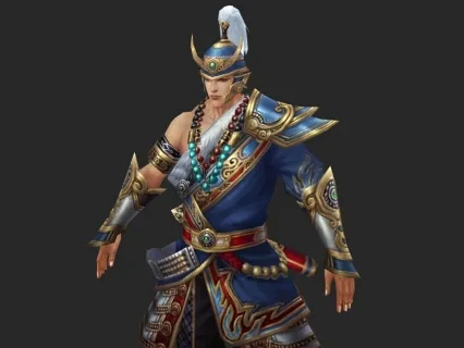 龙将藏风时装游戏角色模型