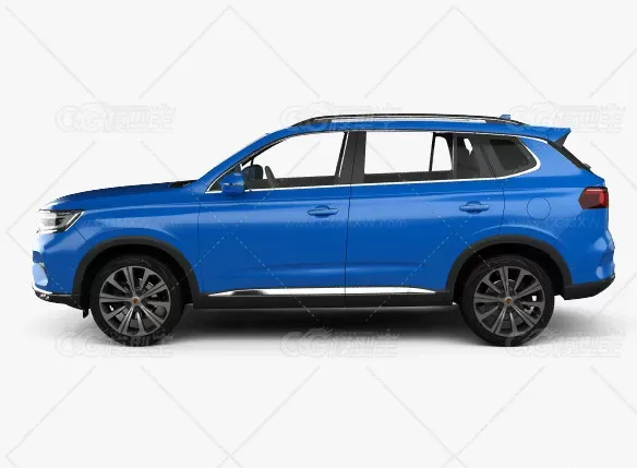 荣威汽车3d模型/Roewe RX5 Max 2019 obj c4d fbx 3d模型-3