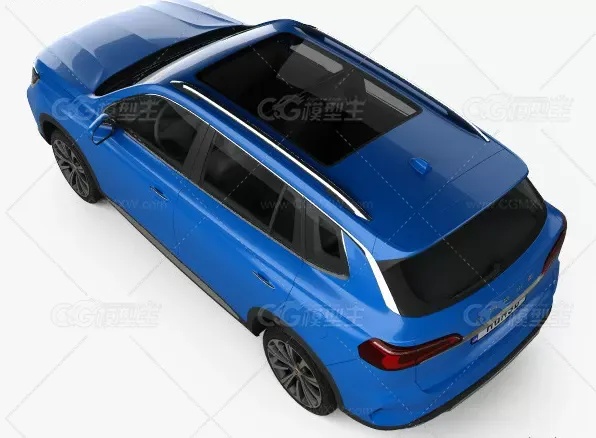 荣威汽车3d模型/Roewe RX5 Max 2019 obj c4d fbx 3d模型-7
