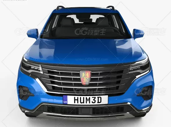 荣威汽车3d模型/Roewe RX5 Max 2019 obj c4d fbx 3d模型-8