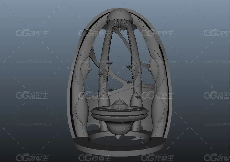 科幻场景maya模型下载！-1