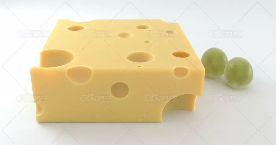 奶酪3D模型-1