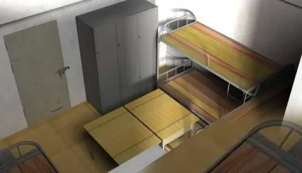 大学学校宿舍内部3d模型下载，有全套材质贴图。