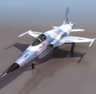 F-5F Tiger战斗机3D模型