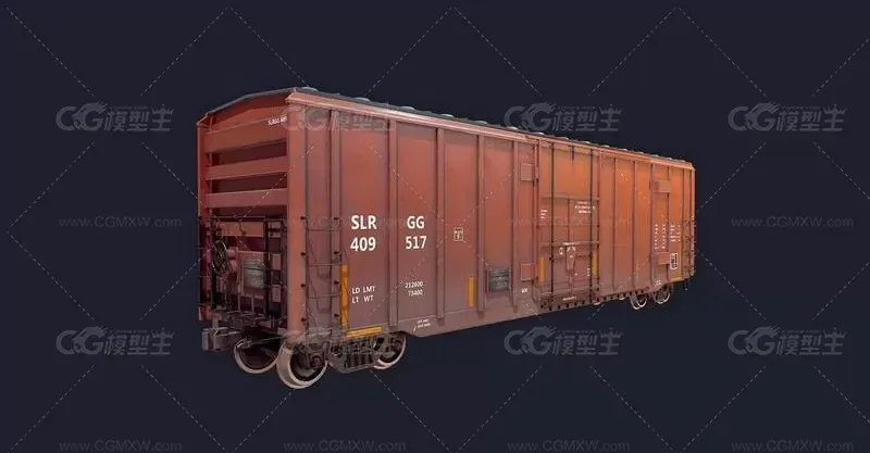 火车车厢 老旧火车-3