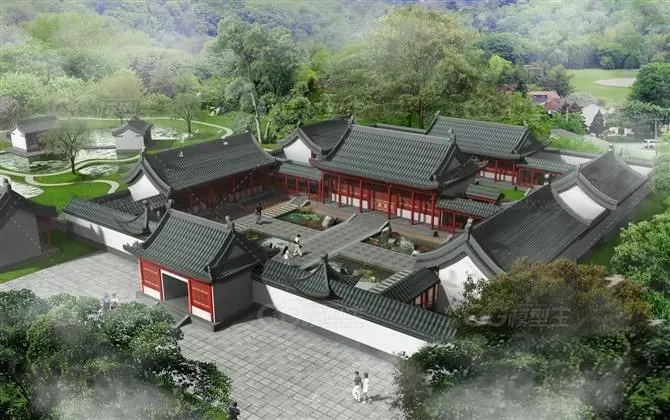 将军府maya模型-1