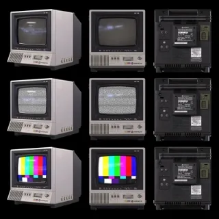 日立 CRT 电视