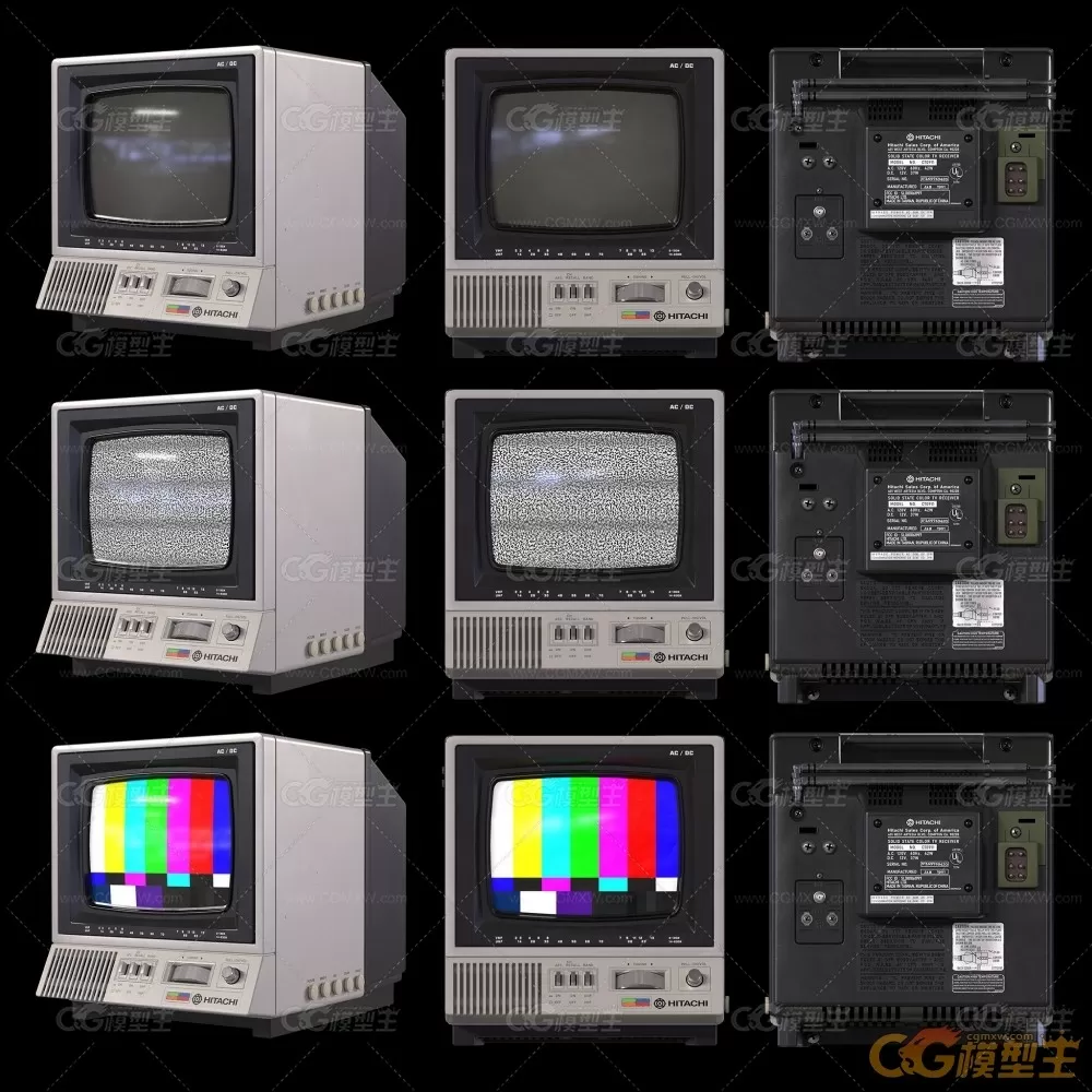 日立 CRT 电视-1