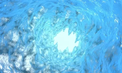 超逼真远古冰溶洞场景3d模型下载！用3DMAX_Raytrace材质创建逼真的冰洞场景含模型！