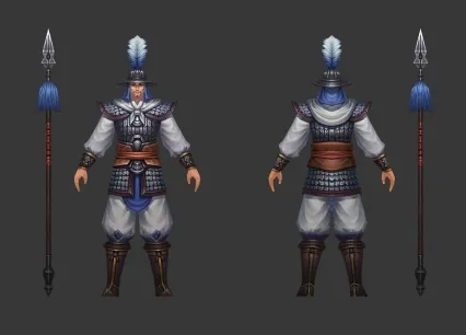 3D手绘角色大理士兵
