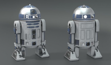 星球大战R2-D2机器人3D模型