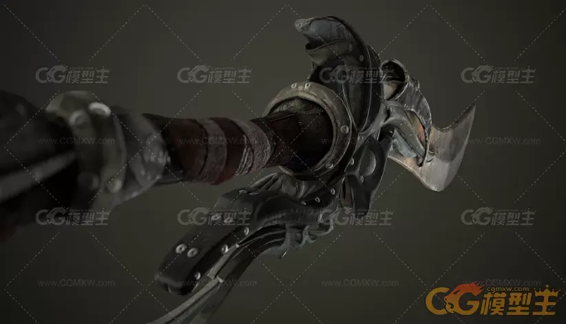 次世代材质魔幻风格刀3D模型-2