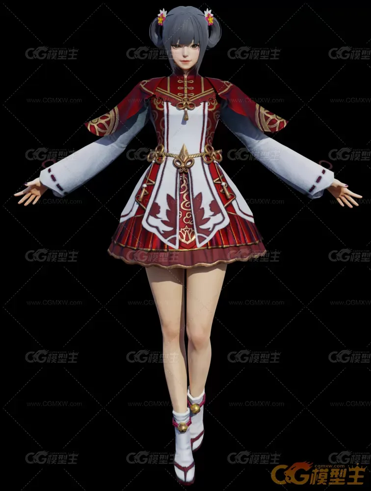 精美次世代女孩模型-1