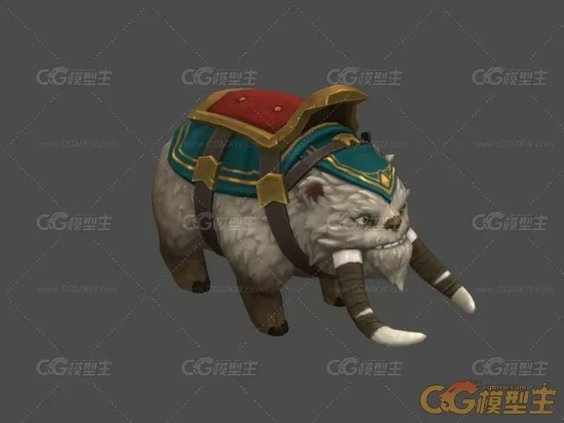怪物猫坐骑模型-3