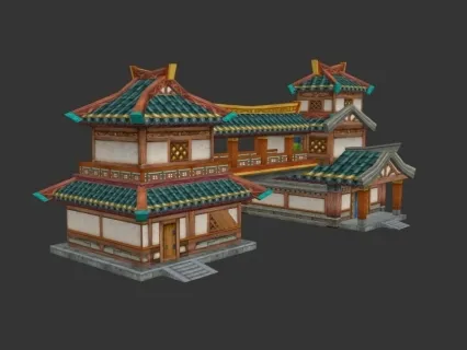 武林外传建筑模型