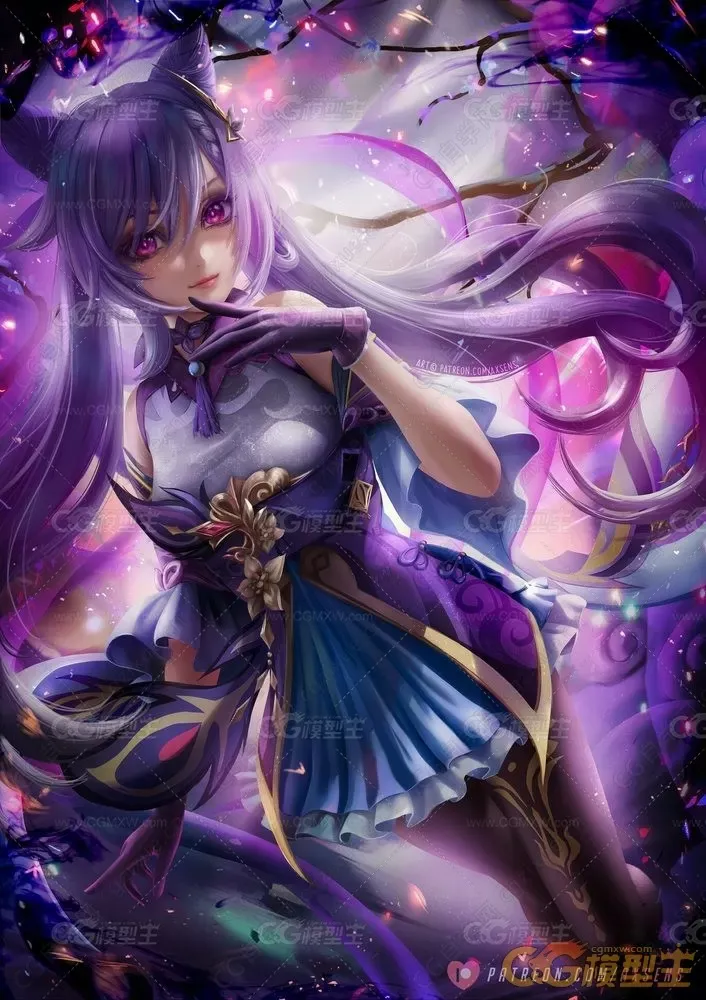 人气手游《原神》女角色精美高清CG插画-2
