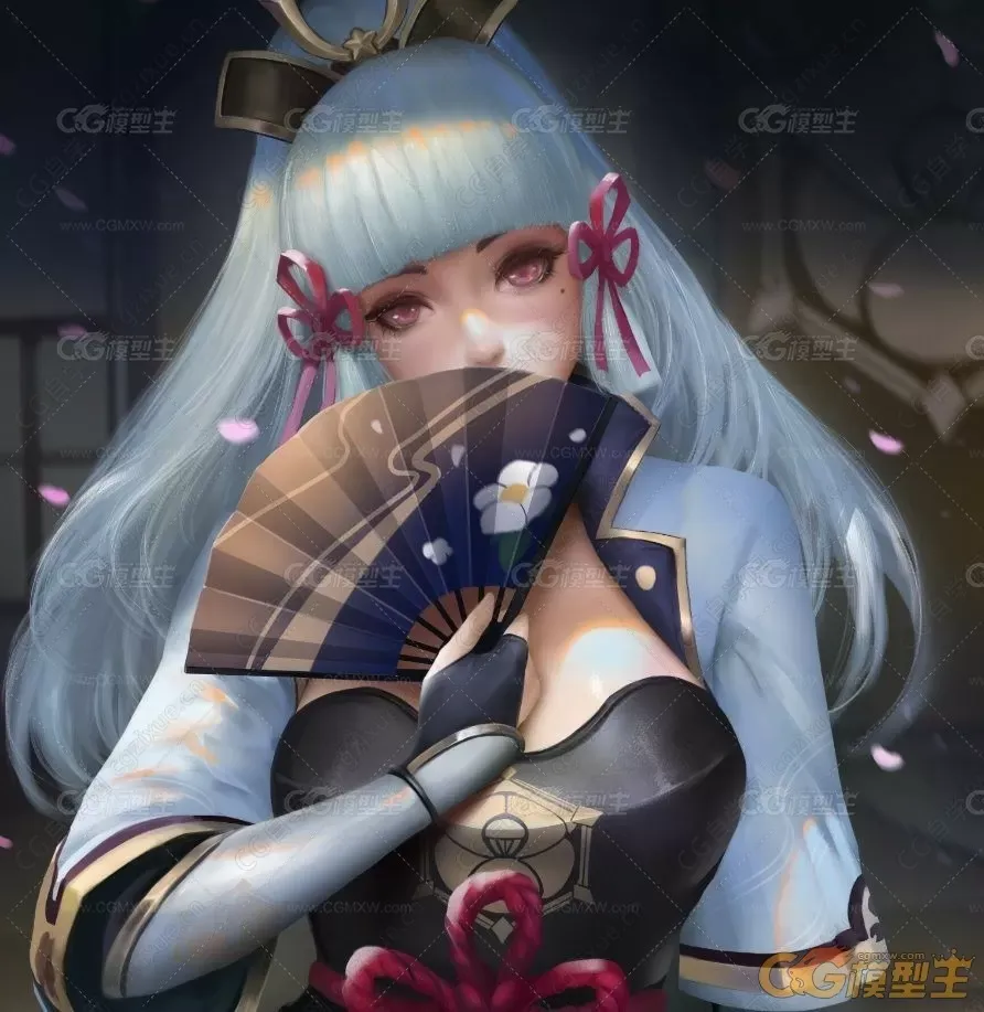 人气手游《原神》女角色精美高清CG插画-4
