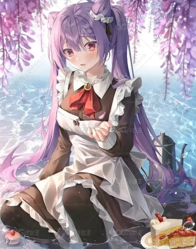 人气手游《原神》女角色精美高清CG插画-7