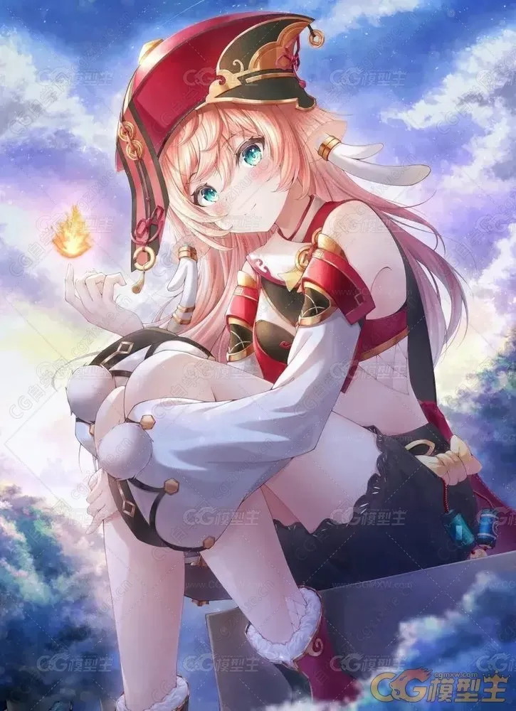 人气手游《原神》女角色精美高清CG插画-11