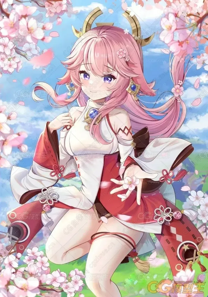 人气手游《原神》女角色精美高清CG插画-14