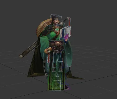 武侠游戏角色_文武双全的侠客（带绑定带贴图）