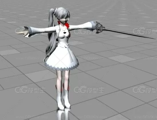 RWBY_weiss，喜欢动画的朋友不容错过！-3