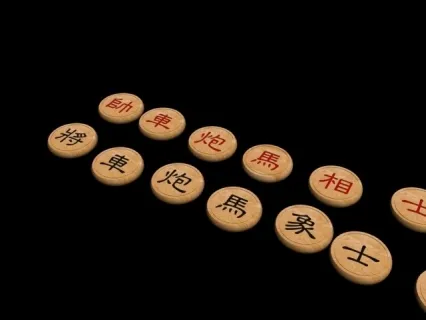 写实的中国象棋棋子3d模型max模型下载！含材质贴图！