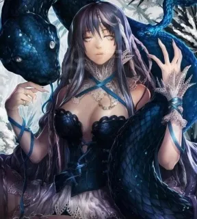 万古蛇妖 蛇妖世界 各种蛇妖原画设计素材