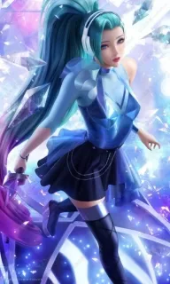 20年12月更新插画家Wickellia如梦如幻的CG美女原画作品