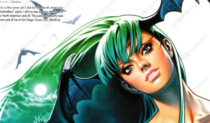 卡普空经典游戏《恶魔战士(Darkstalkers)》设定集