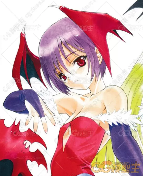 卡普空经典游戏《恶魔战士(Darkstalkers)》设定集-2