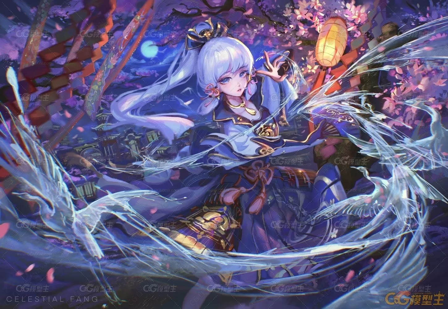 Celestial Fang概念设计师的一组赏心悦目CG插画作品-3