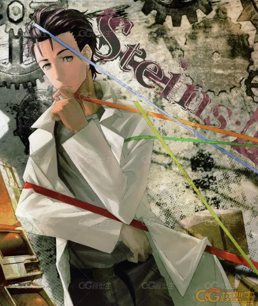 画师huke【命运石之门Steins Gate】精美插画图集选135p-3