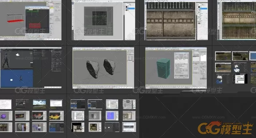 3dmax.Unity动画次世代模型建模、PS贴图制作教程。-6