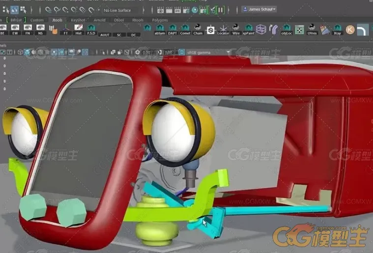 【疯狂麦克斯】影视级概念汽车3D制作视频教程-6
