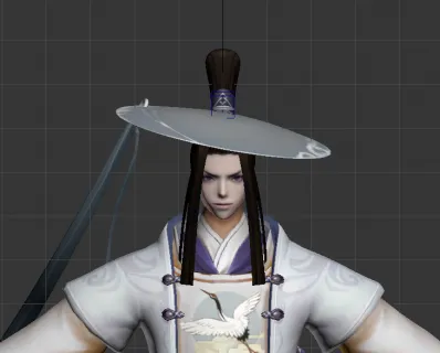 写实古装男子模型 带绑定