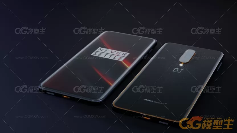 OnePlus 7 Pro手机3d模型-1