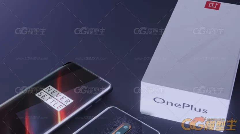 OnePlus 7 Pro手机3d模型-2