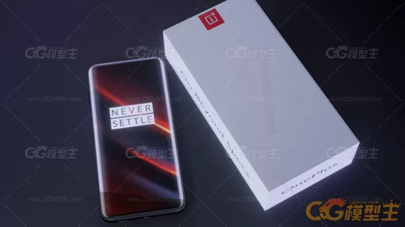 OnePlus 7 Pro手机3d模型-3