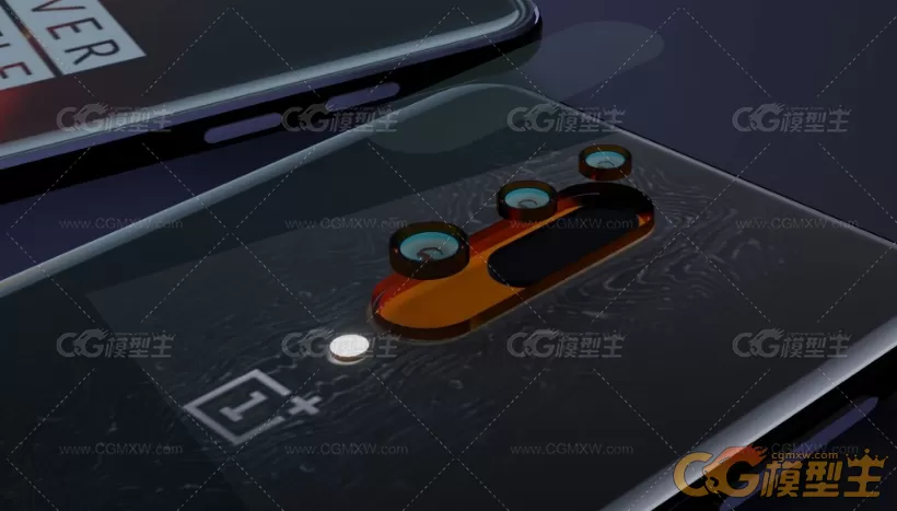 OnePlus 7 Pro手机3d模型-9