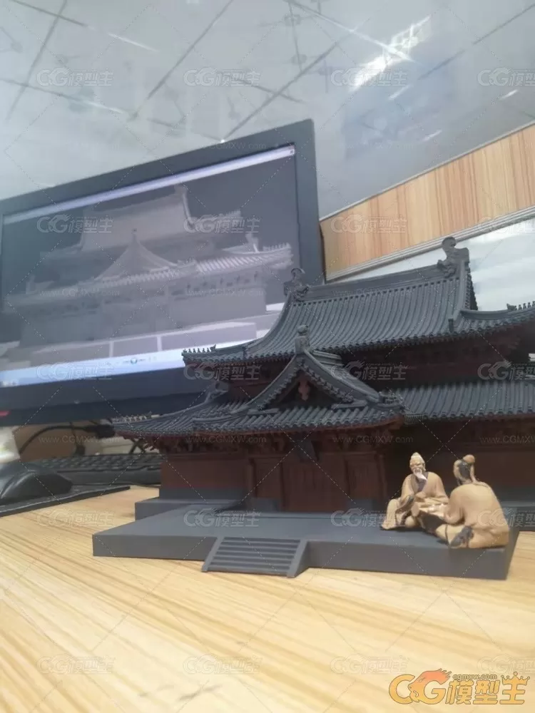 原创3D打印摩尼殿，创意家居摆件！下载完文件直接交由淘宝3D打印然后自行上色即可-12