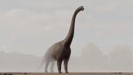 腕龙，恐龙3D模型