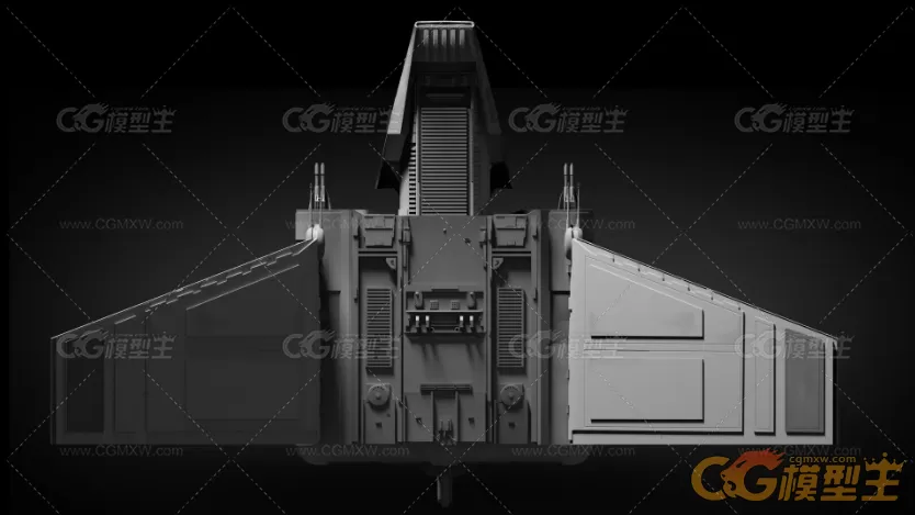 星球大战帝国航天战机3D模型-3