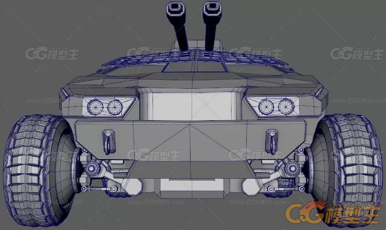 装甲车，战车，武装车辆3D模型-10